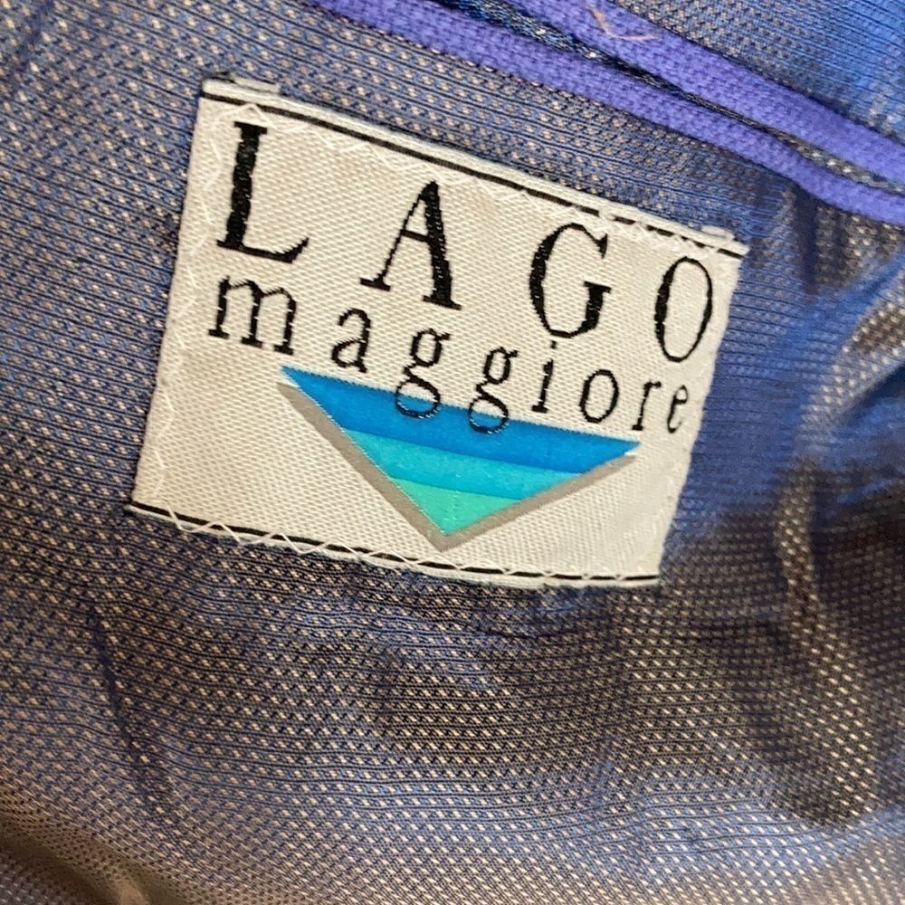 Lago Maggiore Sharp Shoulder Blazer Woolcornflowe… - image 3